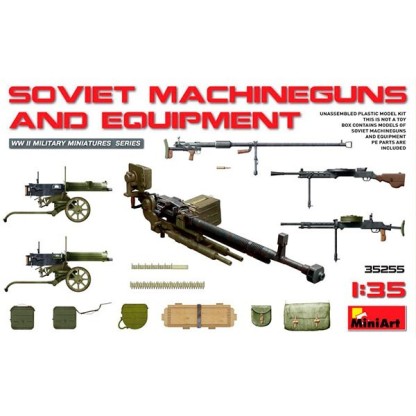 Acc Soviet Machine guns/Equipment 1/35