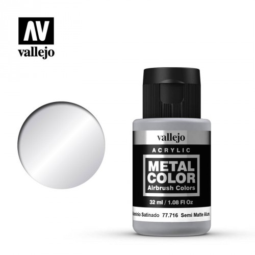 Metal color Aluminio satinado 32 ml.