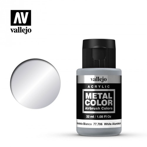 Metal color White aluminium 32 ml.