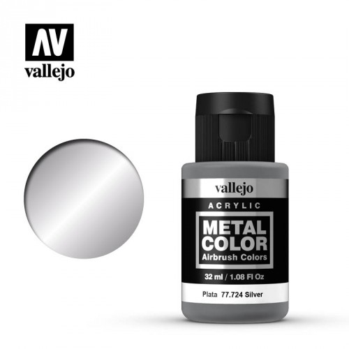 Metal color Plata 32 ml.