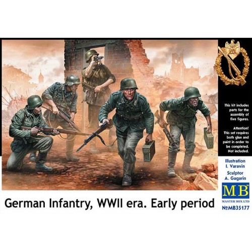 GERMAN MACHINE GUN CREW 1/35 MB