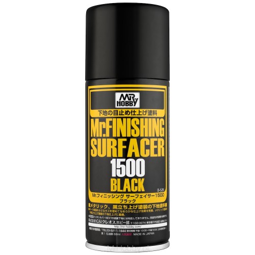 MR. SURFACER 1500 NEGRO SPRAY 170 ML.