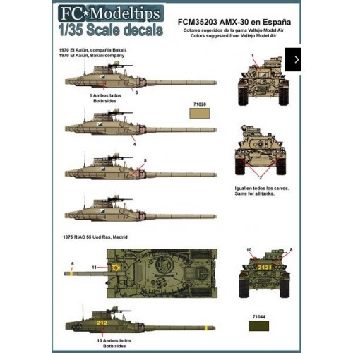 Calcas AMX-30 en España 1/35
