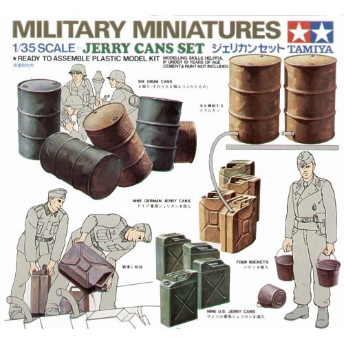 JERRY CANS SET 1/35 TAMIYA