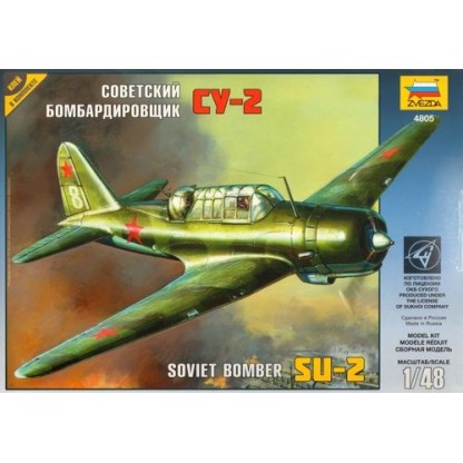Sukhoi Su-2 Soviet Light Bomber. New tooling! 1/48