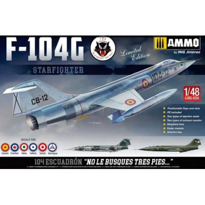 F-104G 1/48 , con calcas españolas