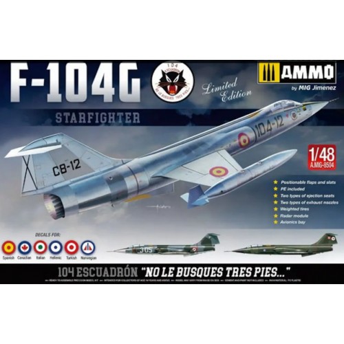 F-104G 1/48 , con calcas españolas