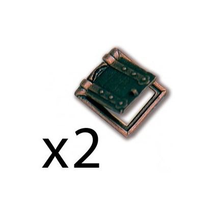 TRONERAS METAL 10X11 MM, (2)