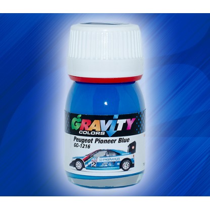 Peugeot Pioneer Blue Gravity Colors Paint– GC-1216