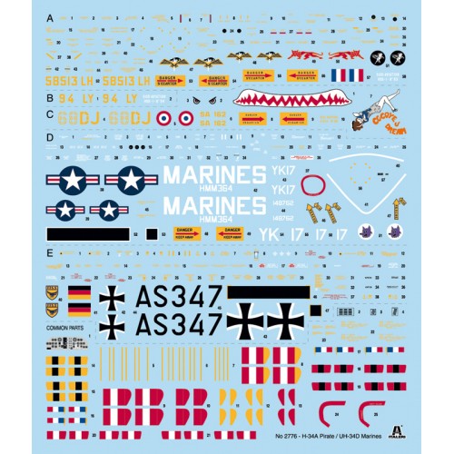 H-34A Pirate /UH-34D U.S. Marines 1/48
