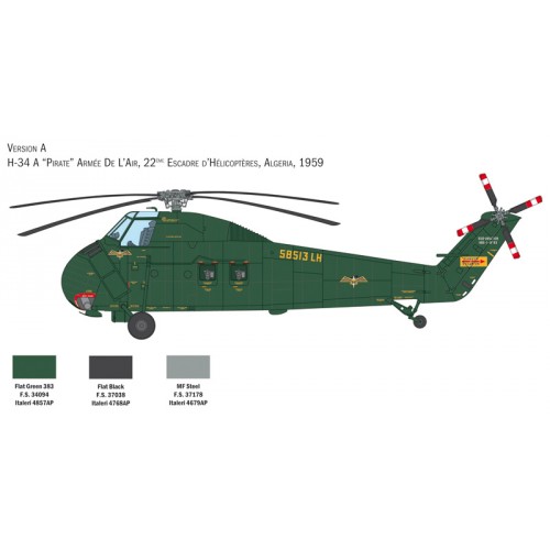 H-34A Pirate /UH-34D U.S. Marines 1/48