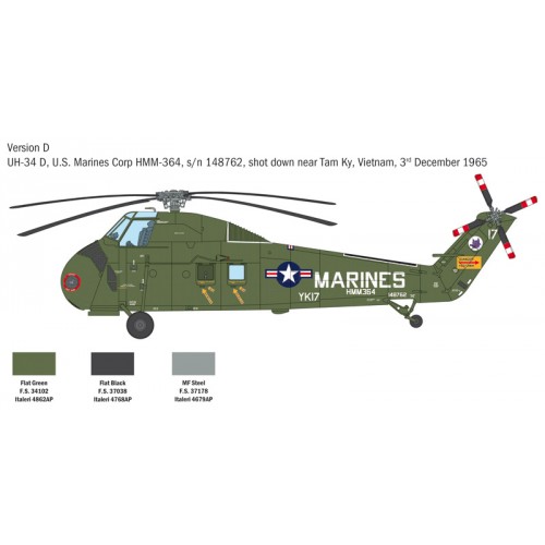 H-34A Pirate /UH-34D U.S. Marines 1/48