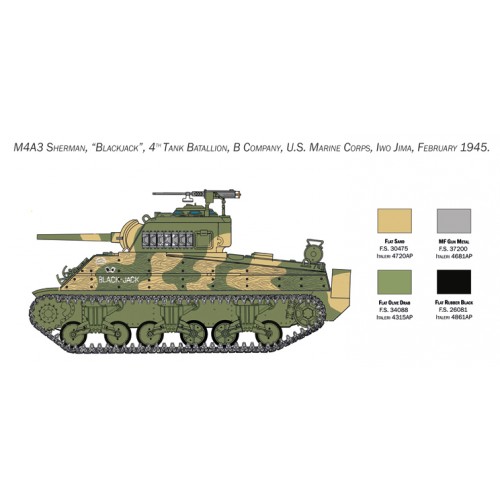 M4 SHERMAN U.S. MARINE CORPS 1/35