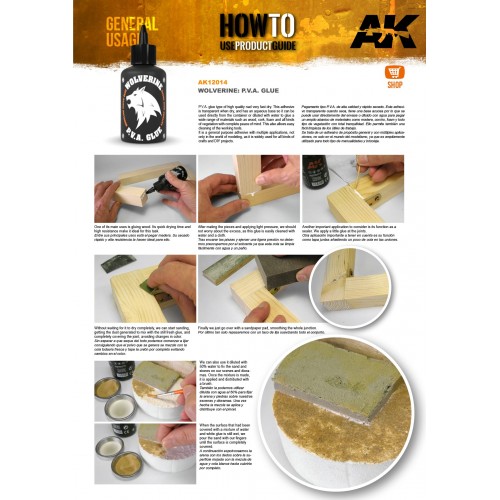 WOLVERINE P.V.A. GLUE 100 ml.