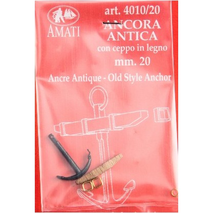 ANCLA ANTIGUA 20 MM.