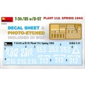 MiniArt T-34-85 w/D-5T Plant 112 Spring 44