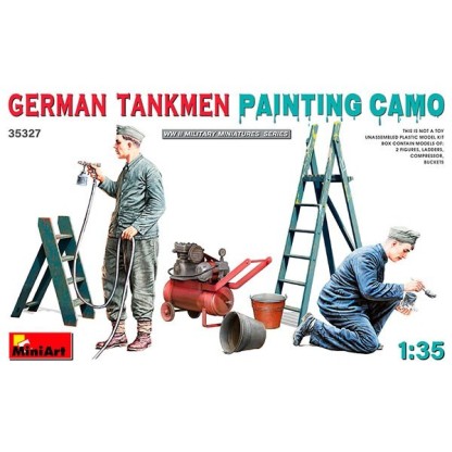 MiniArt Figuras German Tankmen. Paint Camo 1/35