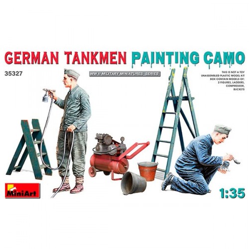MiniArt Figuras German Tankmen. Paint Camo 1/35
