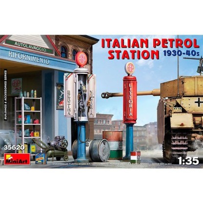 MiniArt Italian Petrol Station 1930-40s 1/35