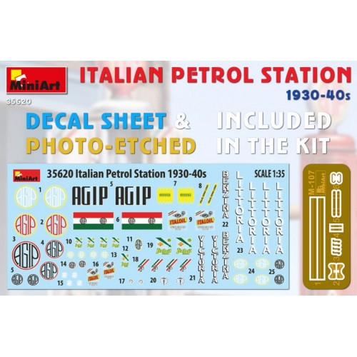 MiniArt Italian Petrol Station 1930-40s 1/35