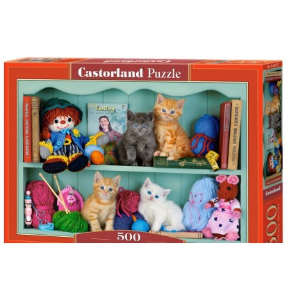 Kitten Shelves, Puzzle 500 PZAS.