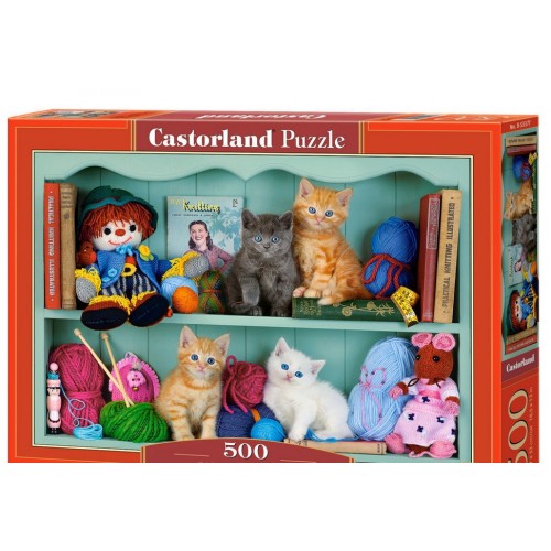Kitten Shelves, Puzzle 500 PZAS.