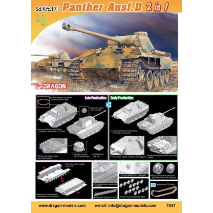 Sd.Kfz.171 Panther A Early Production 1/72