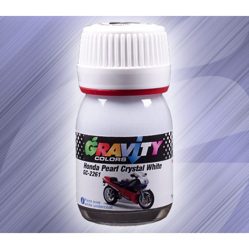 Honda Pearl Crystal White Gravity Colors Paint– GC-2261