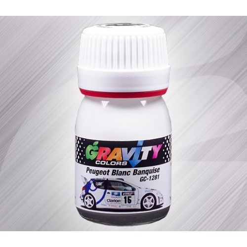 Peugeot Blanc Banquise Gravity Colors Paint– GC-1281