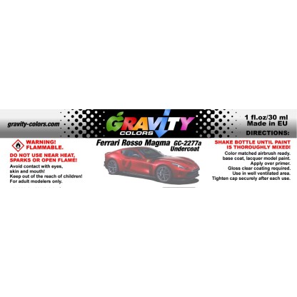 Ferrari Rosso Magma Gravity Colors Paint – GC-2277 2
