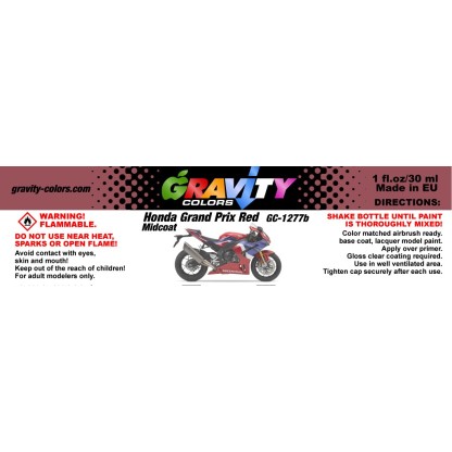 Honda Grand Prix Red Gravity Colors Paint – GC-1277 2