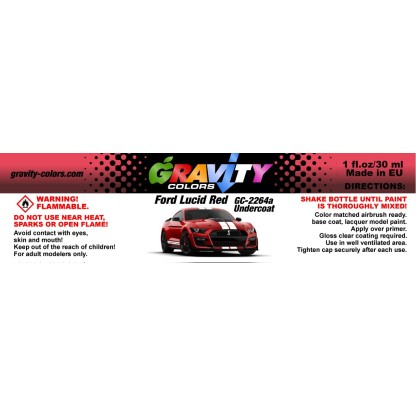 Ford Lucid Red Gravity Colors Paint – GC-2264 2