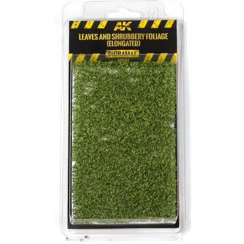 LEAVES AND SHRUBBERY FOLIAGE (ELONGATED)