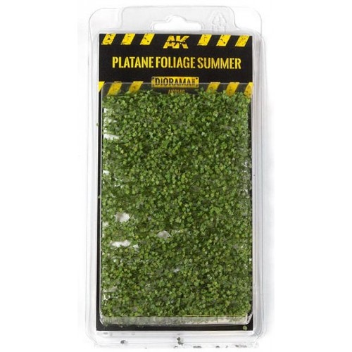 Follaje platanera verano