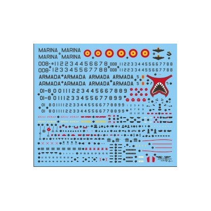 CALCAS OCTAVA ESCUADRILLA HARRIER AV-8S/TAV-8S MATADOR 1/32