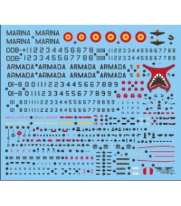 CALCAS OCTAVA ESCUADRILLA HARRIER AV-8S/TAV-8S MATADOR 1/32