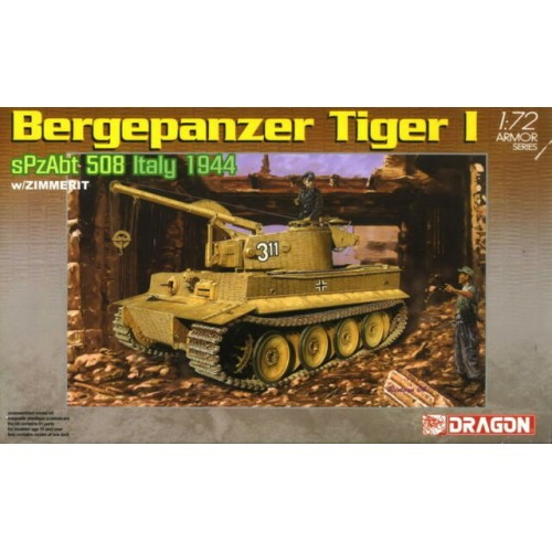 Bergepanzer Tiger I w/Zimmerit 1/72