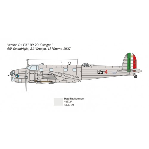Fiat BR.20 Cicogna 80h Anniversary of Battle Of Britain. 1/72