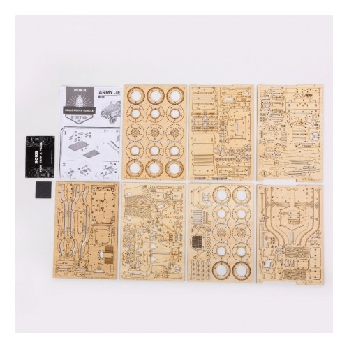 Army Field Car MC701 -1:18 Scale Jeep Model