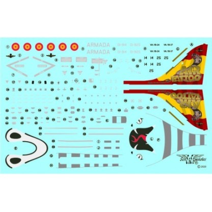 SE2072 / AIR TATTOO 2019 / HARRIER AV-8B Plus / 9ª Escuadrilla 1/72