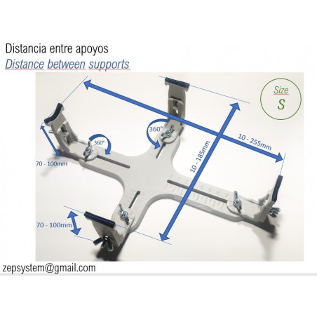 Soporte avión tamaño S