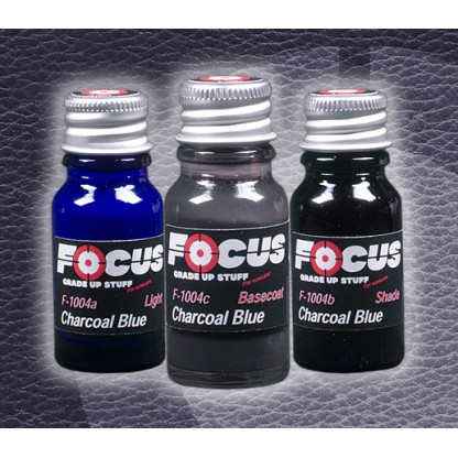 Charcoal Blue Leather Focus Paint Set F-1004