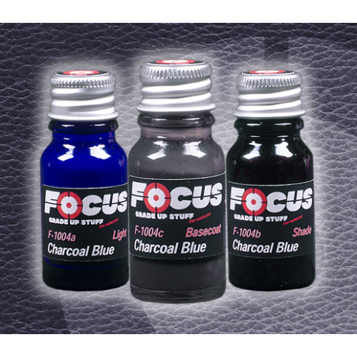 Charcoal Blue Leather Focus Paint Set F-1004