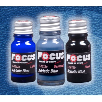 Adriatic Blue Leather Focus Paint Set F-1012