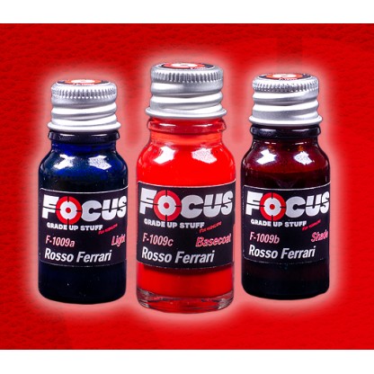 Rosso Ferrari Leather Focus Paint Set F-1009