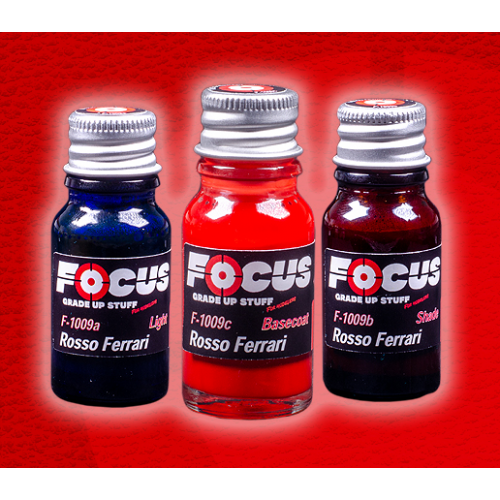 Rosso Ferrari Leather Focus Paint Set F-1009