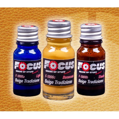Beige Tradizione Leather Focus Paint Set F-1008