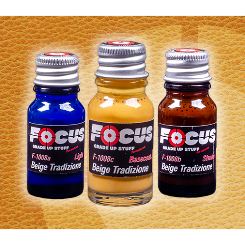 Beige Tradizione Leather Focus Paint Set F-1008