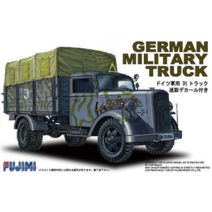 German Military Truck Opel Blitz 3t Camouflaged 1/72