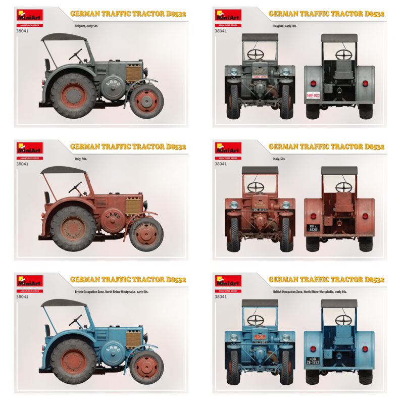 GERMAN TRAFFIC TRACTOR D8532 1/35